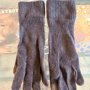 Babaton Brown Cashmere Gloves